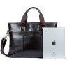 Стильная деловая сумка для ноутбука из гладкой кожи VINTAGE STYLE (14890) - 7