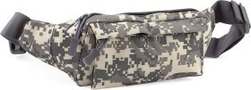 Тактическая текстильная военная сумка (пиксель) на пояс - MILITARY STYLE (21966)
