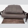 Современная мужская наплечная сумка коричневого цвета VATTO (11720) - 5