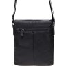 Удобная черная мужская сумка на плечо из зернистой кожи Keizer (21362) - 3