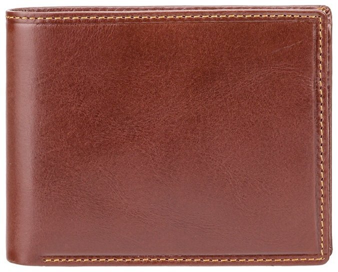 Мужское портмоне из высококачественной натуральной кожи коричневого цвета Visconti Lazio 68878