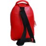 Красный кожаный городской рюкзак из натуральной кожи Issa Hara (21146) - 3