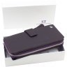 Женский фиолетовый кошелек-клатч из натуральной кожи на запястье ST Leather 1767379 - 8