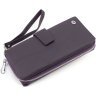 Женский фиолетовый кошелек-клатч из натуральной кожи на запястье ST Leather 1767379 - 3