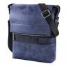 Синяя сумка-планшет из натуральной кожи в стиле винтаж Tom Stone (12194) - 1