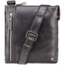 Мужская наплечная сумка из гладкой кожи высокого качества на молнии Visconti Taylor 68779 - 11