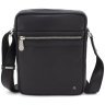 Небольшая мужская сумка-планшет из гладкой кожи черного цвета Visconti Colt 69279 - 4