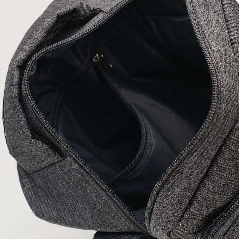 Мужская серая текстильная сумка-барсетка с ручкой Monsen (21937)