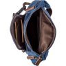 Повседневная мужская сумка на пояс из текстиля синего цвета Vintage (20173) - 4