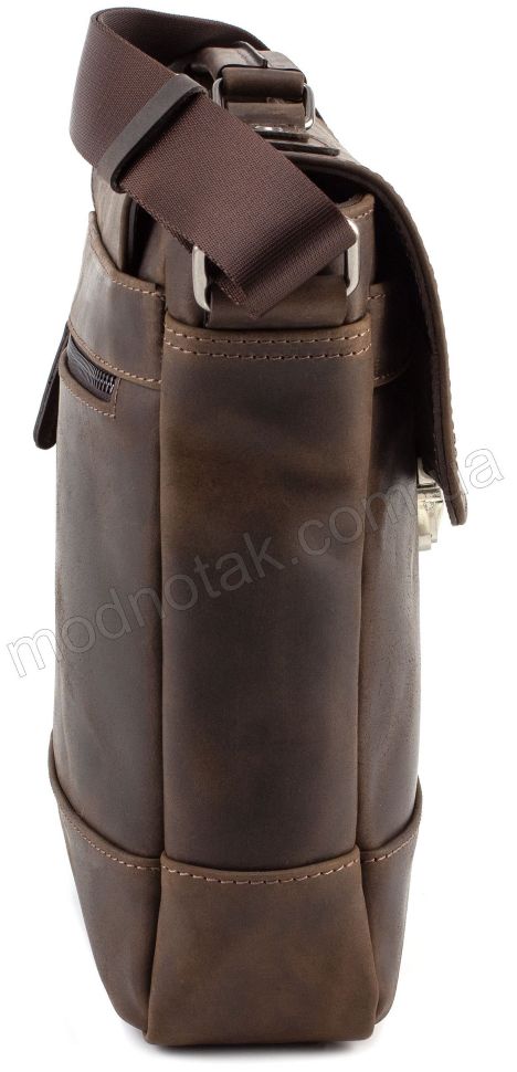 Мужская винтажная сумка коричневого цвета VATTO (11722)