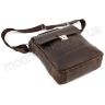 Мужская винтажная сумка коричневого цвета VATTO (11722) - 5