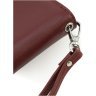 Вместительный женский кошелек из натуральной кожи бордового цвета на запястье ST Leather 1767480 - 5