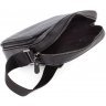 Наплечная кожаная мужская сумка c фактурой плетенка H.T Leather (19412) - 6
