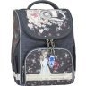Каркасный девчачий рюкзак из серого текстиля с принтом Bagland 53381 - 5