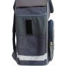 Каркасный девчачий рюкзак из серого текстиля с принтом Bagland 53381 - 8
