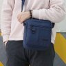 Синяя мужская сумка-барсетка с ручкой из полиэстера Monsen (21938) - 6