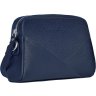 Женская наплечная сумка-кроссбоди из натуральной кожи синего окраса Issa Hara Марго (13-00) - 3