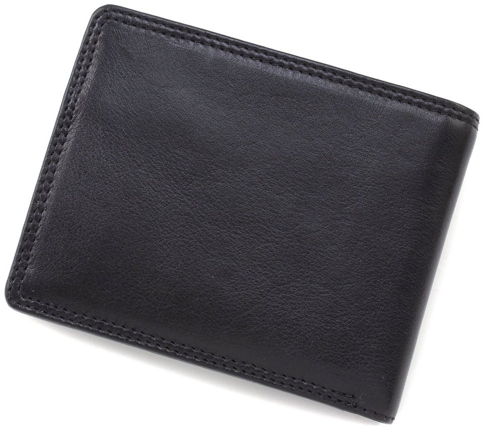 Мужское портмоне из гладкой кожи высокого качества без застежки Visconti Stamford 68781