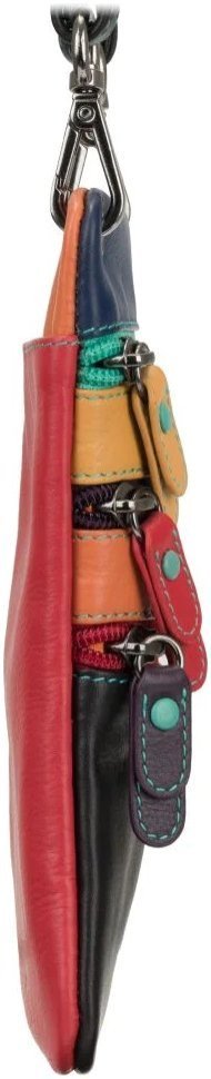 Маленькая женская плечевая сумка для телефона из натуральной кожи Visconti 69281