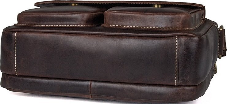 Повседневная мужская сумка горизонтального типа из натуральной кожи VINTAGE STYLE (14584)