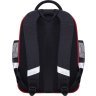 Черный рюкзак для школы из текстиля с дизайнерским принтом Bagland (53682) - 3
