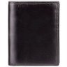 Черное мужское портмоне из натуральной кожи под карточки, документы и монеты Visconti Milan 68882 - 4