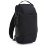 Мужская черная текстильная сумка-слинг с кодовым замком Monsen 71583 - 1