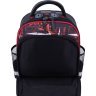 Черный школьный рюкзак из текстиля с ортопедической спинкой Bagland (53683) - 4