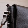 Функциональная мужская сумка-мессенджер с навесным клапаном из натуральной кожи флотар SHVIGEL (00798) - 7