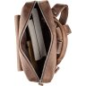 Коричневый рюкзак классического дизайна из натуральной кожи крейзи хорс SHVIGEL (11175) - 4