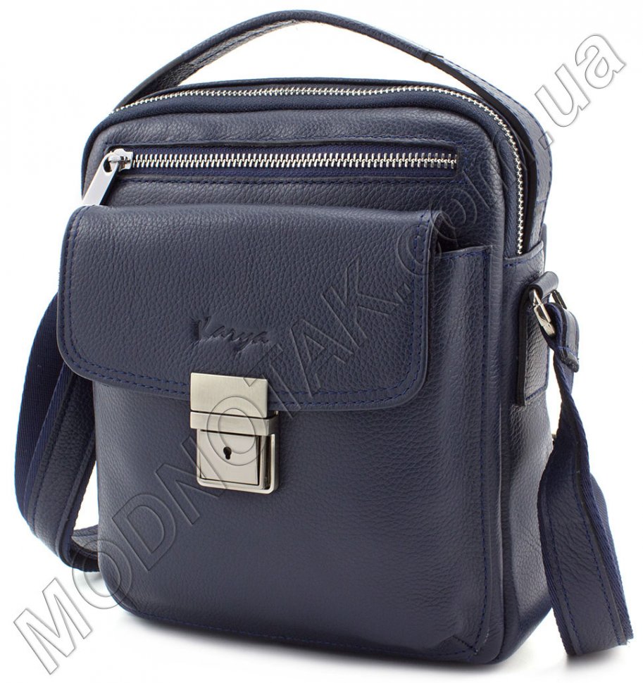 Фирменная мужская сумка с ручкой и плечевым ремнем KARYA (11106)