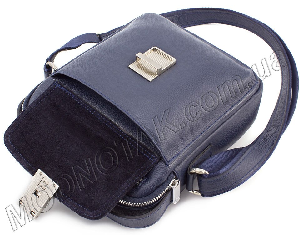 Фирменная мужская сумка с ручкой и плечевым ремнем KARYA (11106)