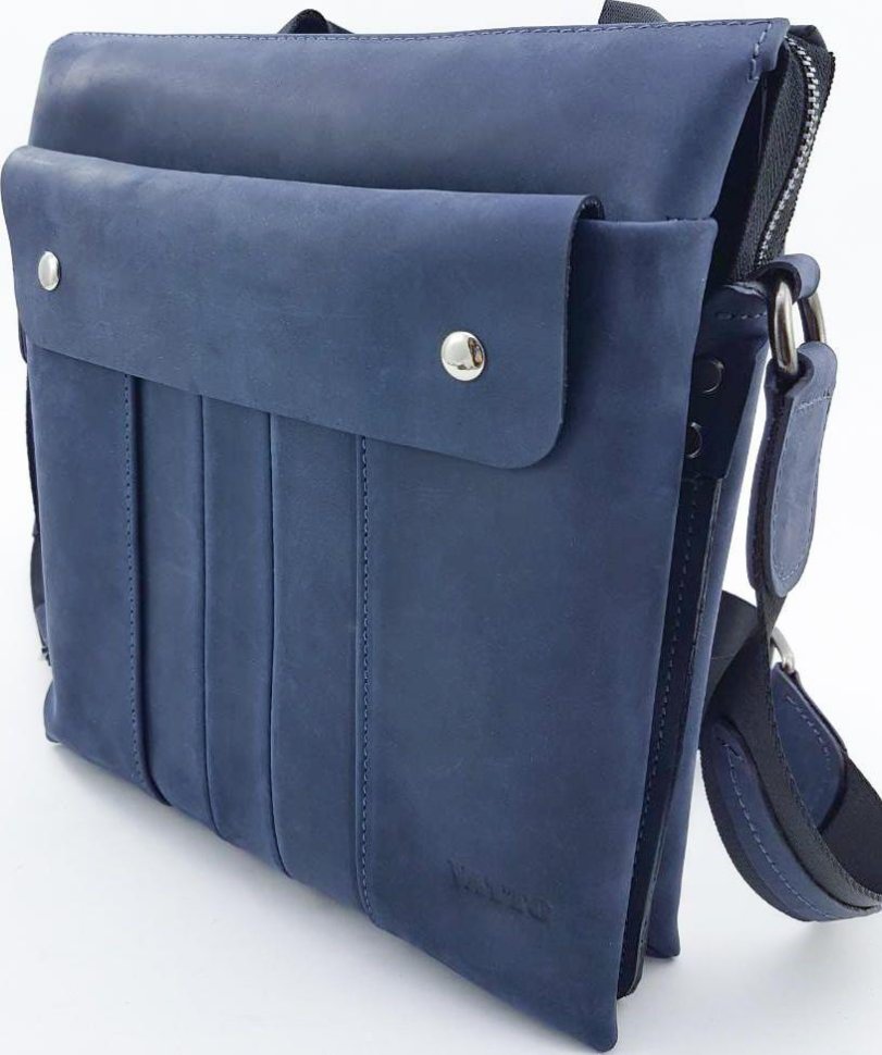 Стильная наплечная сумка из винтажной кожи с ручкой VATTO (11825)