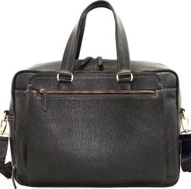 Мужская сумка для документов и ноутбука черного цвета VATTO (12124)
