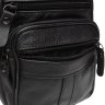 Мужская маленькая сумка-барсетка черного цвета из натуральной кожи Keizer (21400) - 5