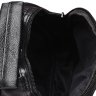 Мужская маленькая сумка-барсетка черного цвета из натуральной кожи Keizer (21400) - 8