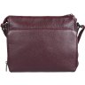 Женская сумка бордового цвета из натуральной кожи Desisan (3015-339) - 3