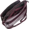 Женская сумка бордового цвета из натуральной кожи Desisan (3015-339) - 5