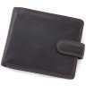 Коричневое мужское портмоне из натуральной кожи высокого качества c RFID - Visconti 68783 - 1