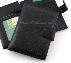 Чоловічий шкіряний гаманець з блоком під автомобільні документи MARCO COVERNA (18034)