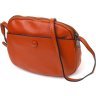 Маленькая коричневая женская сумка через плечо из натуральной кожи флотар Vintage (2422134) - 1