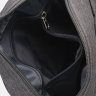 Мужская текстильная сумка серого цвета с лямкой на плечо Monsen (21935) - 5