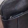 Черная стильная мужская сумка-планшет на плечо из винтажной кожи Shvigel (11177) - 10