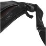 Mужской черный кожаный слинг-рюкзак через плечо Keizer 66284 - 6