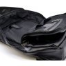 Мужской кожаный городской рюкзак из черного цвета на два отделения TARWA (19927) - 2