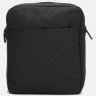 Практичная мужская сумка из текстиля черного цвета на плечо Monsen (21934) - 2