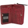 Оригинальный женский кошелек красного цвета с тиснением под крокодила Tony Bellucci (10799) - 2