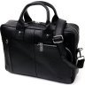 Вместительная мужская сумка-портфель классического дизайна KARYA (2420871) - 1