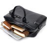 Вместительная мужская сумка-портфель классического дизайна KARYA (2420871) - 8