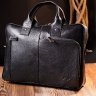 Вместительная мужская сумка-портфель классического дизайна KARYA (2420871) - 9
